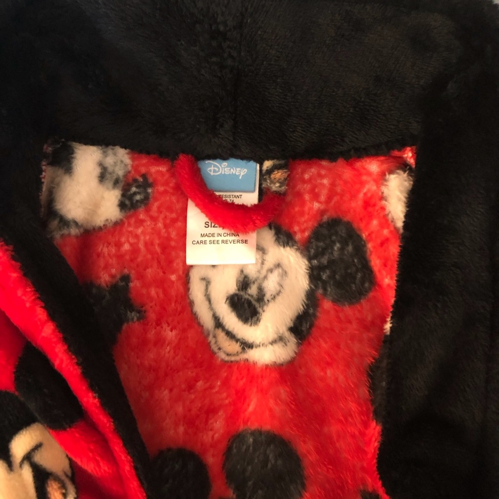 Disney Mickey Plush Bathrobe - Picture 8 of 10